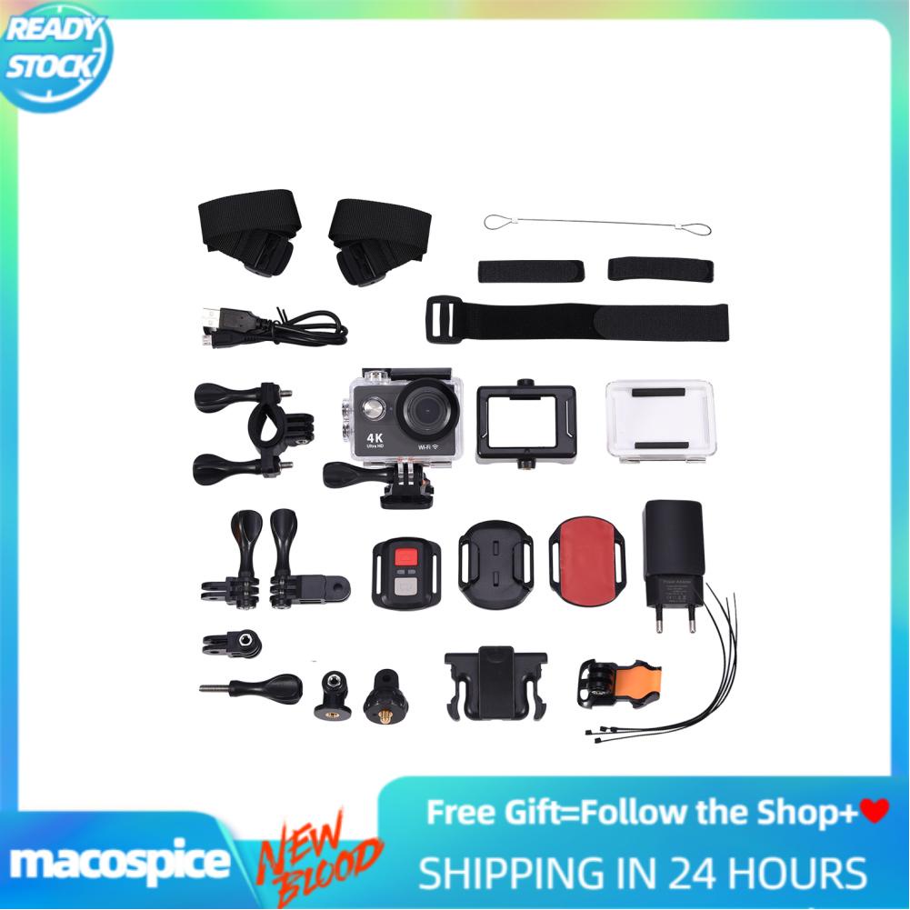 Camera hành trình Macospice H9R Ultra-HD 4K WIFI 1080P có bộ sạc EU | BigBuy360 - bigbuy360.vn