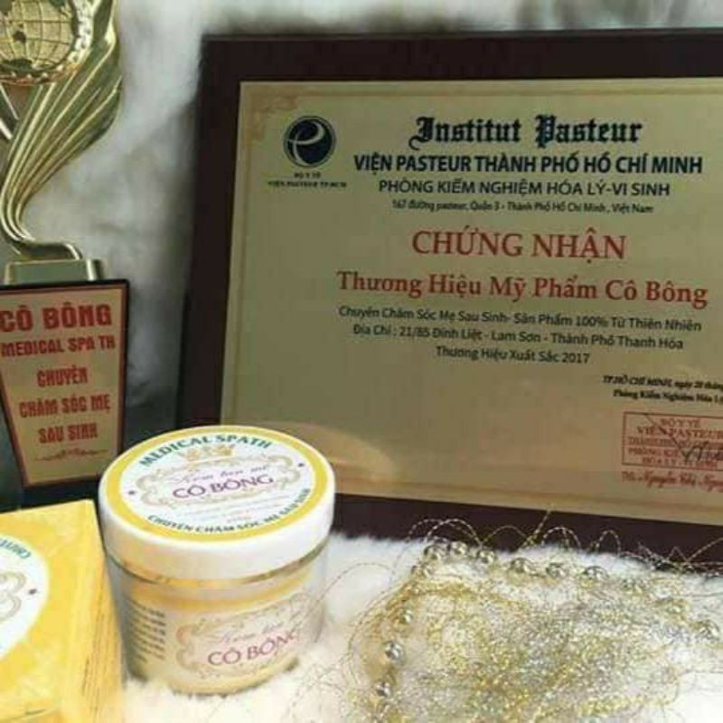 KEM TAN MỠ CÔ BÔNG CHÍNH HÃNG CŨ 250gr tặng thước dây