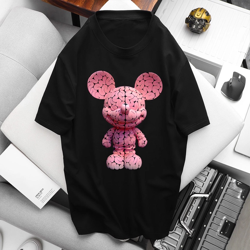 Áo Thun Thiết Kế BEEBEE 100% Cotton Mickey's All Brains-MAB001