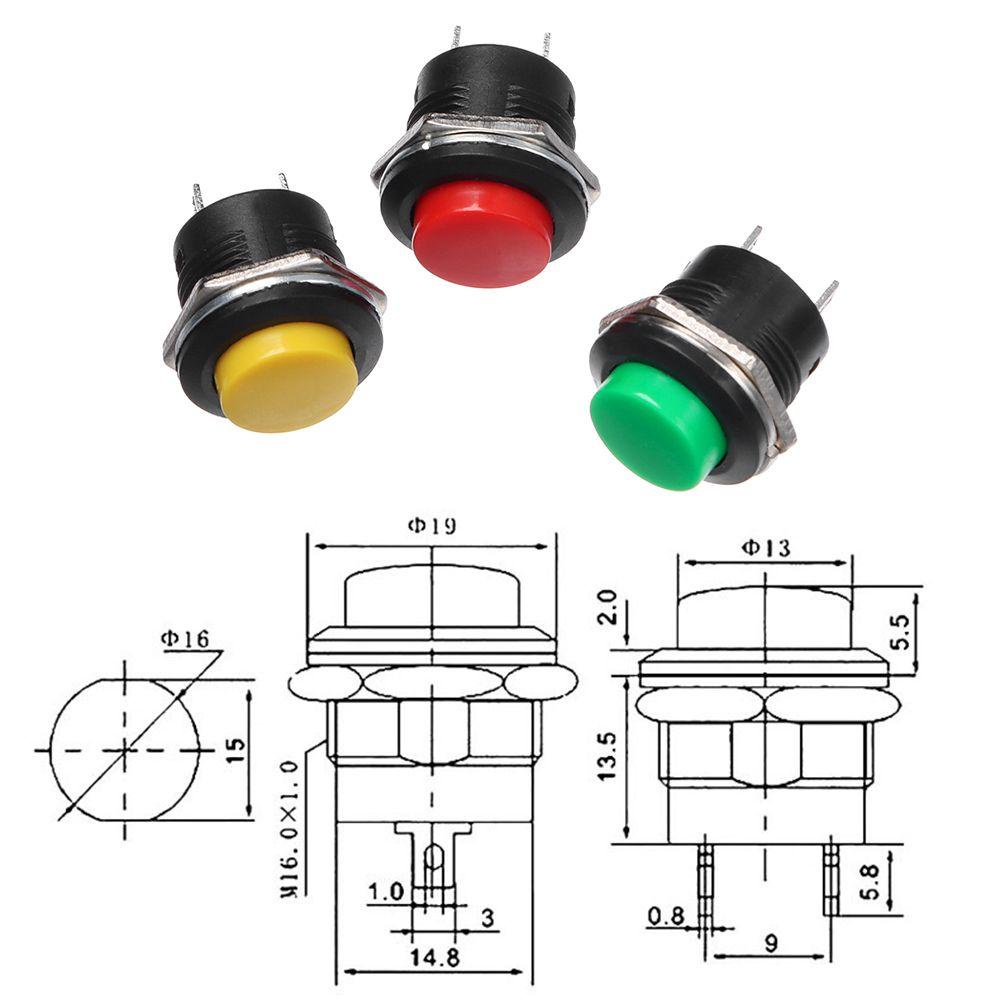 Set 10 Công Tắc Tròn R13-507 10 Kiểu Chuyên Dụng Chất Lượng Cao