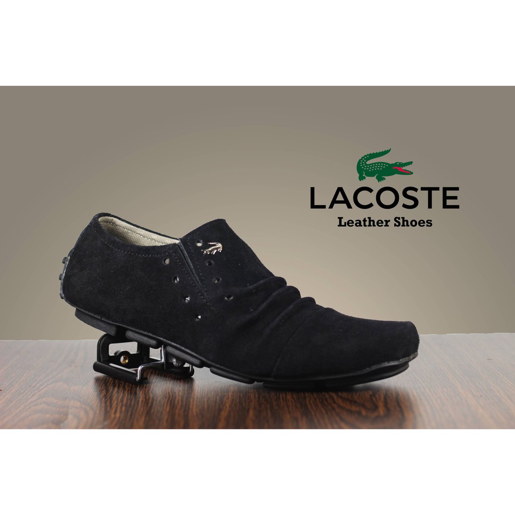 LACOSTE Giày Lười Da Lộn Thoải Mái Cho Nam Size 39-40 - 41-42 - 43