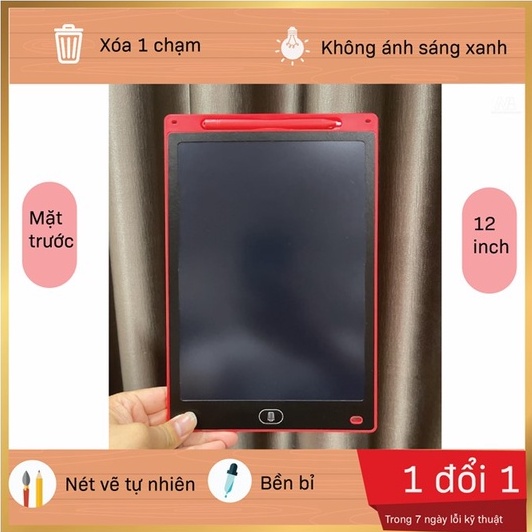 Bảng Viết Vẽ Thông Minh Màn Hình LCD 10 - 12 inch Cho Bé / Xóa Nhanh Với 1 Nút Bấm