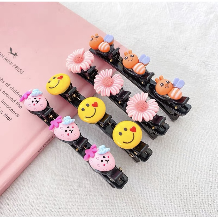 Kẹp tóc bện đơn giản dễ thương phong cách Hàn Quốc cho nữ