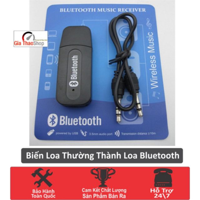 USB Bluetooth BT-163 Biến Loa Thường Thành Loa Bluetooth- Hàng Loại 1