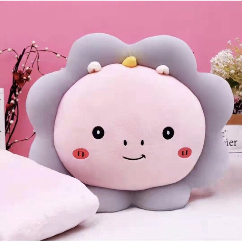 Bộ chăn gối văn phòng 2 trong 1 bé mây biểu cảm