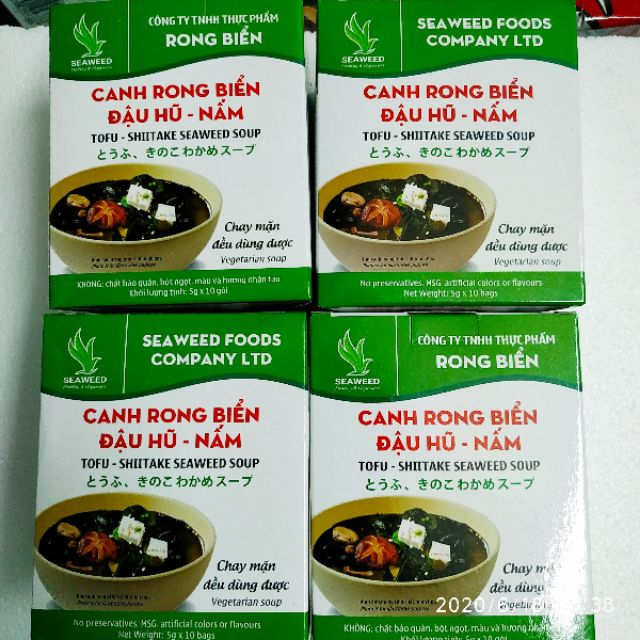 Canh rong biển đậu hủ - tách lẻ 1 gói cho khách dùng thử | BigBuy360 - bigbuy360.vn