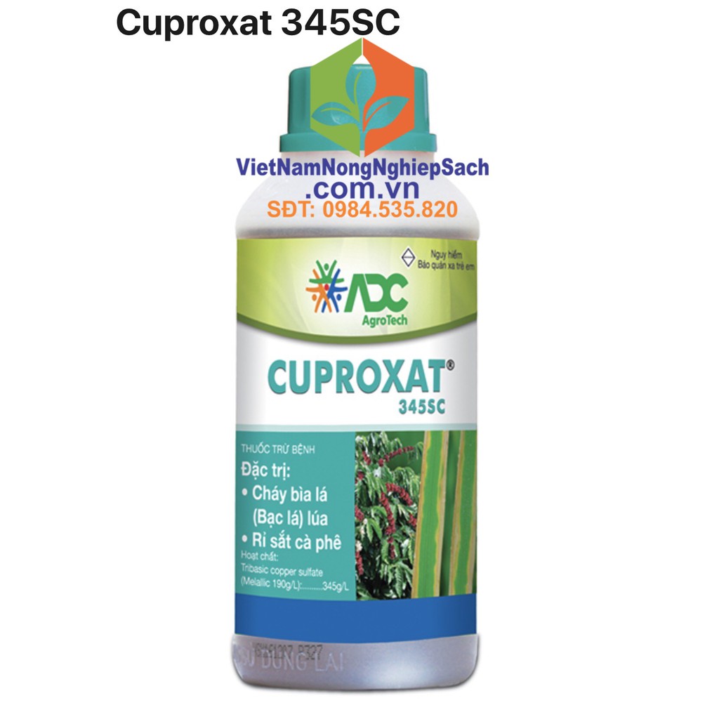 CUPROXAT 345SC Đ ẶC TR Ị CH ÁY B ÌA L Á, R Ỉ S ẮT Ở C À PH Ê 450ML