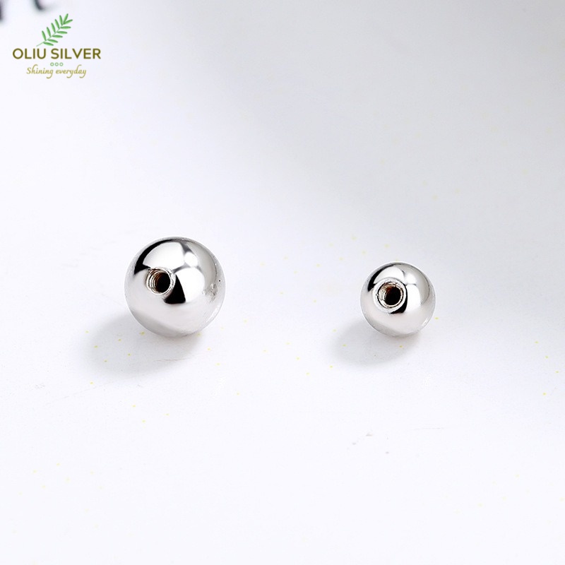 Chuôi Bạc S925 Chốt Bi Vặn Dạng Chốt Bi Xoáy | Chốt Bạc 925