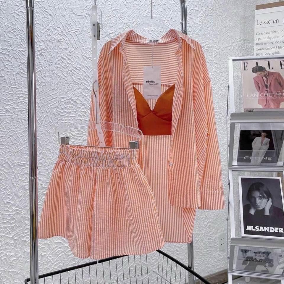 SET SƠ MI ĐŨI HÀN ULZZANG HOT HÈ 2022