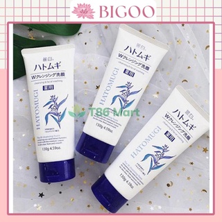 Sữa rửa mặt trắng da Hatomugi Cleansing Foam hạt Ý Dĩ Nhật Bản 130g Bigoo