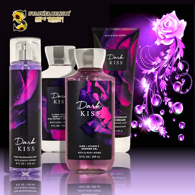 Dark Kiss | Sản Phẩm Tắm Dưỡng Xịt Thơm Toàn Thân Lưu Hương Mịn Da Bath &amp; Body Works