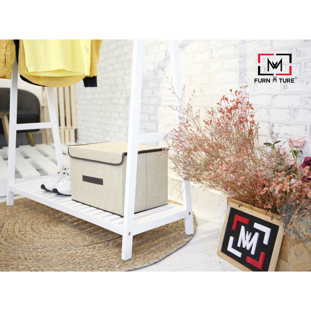 Giá treo quần áo chữ A 1 tầng nhiều màu size 100x38x148 cm - MW FURNITURE - Nội thất căn hộ