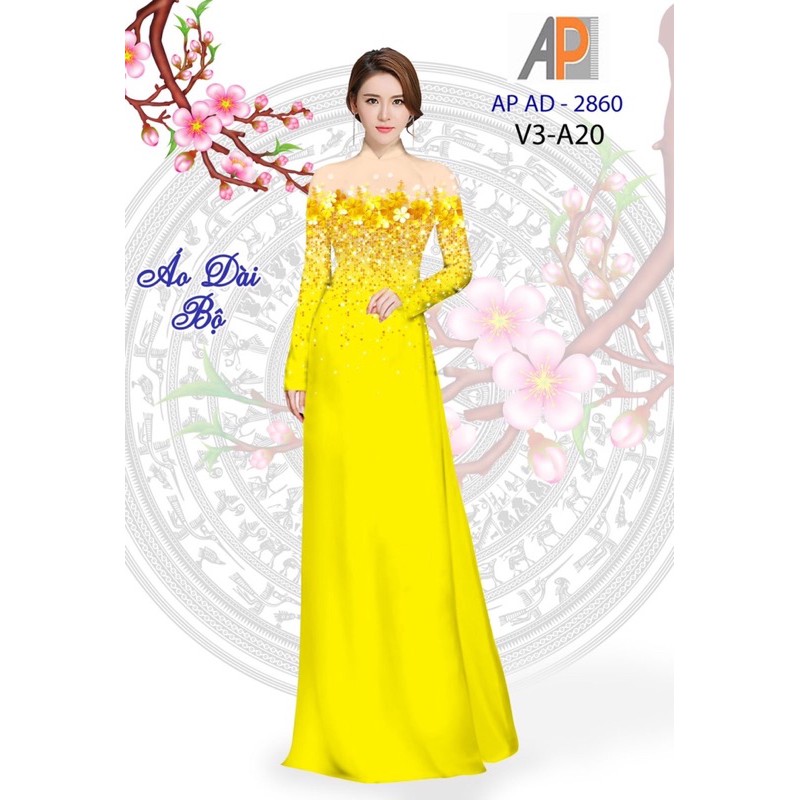 Vải áo dài giả ren