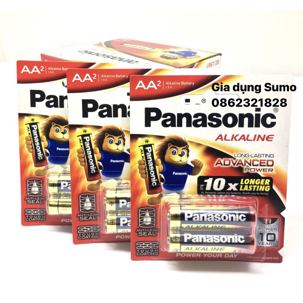 Pin Kiềm Panasonic Alkaline AA / AA 1,5V