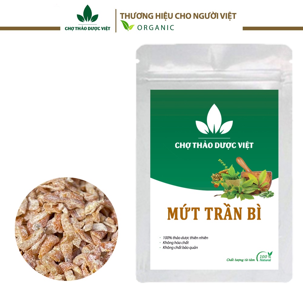 Mứt quất trần bì 500g ( Mứt trần bì, mứt vỏ cam, quýt) - Chợ Thảo Dược Việt