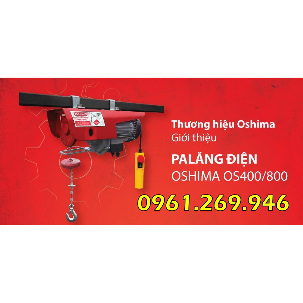 Tời điện - palang điện OSHIMA OS 400/800 tải trọng 400 đến 800kg