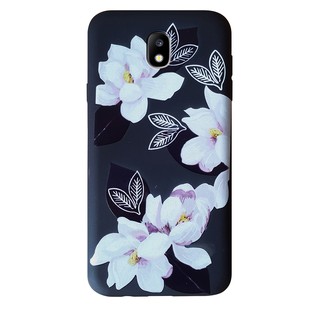 Ốp lưng Samsung Galaxy J7 Pro Tuxedo hình hoa mộc lan (chất liệu nhựa dẻo đàn hồi, chống bụi, chống xước)