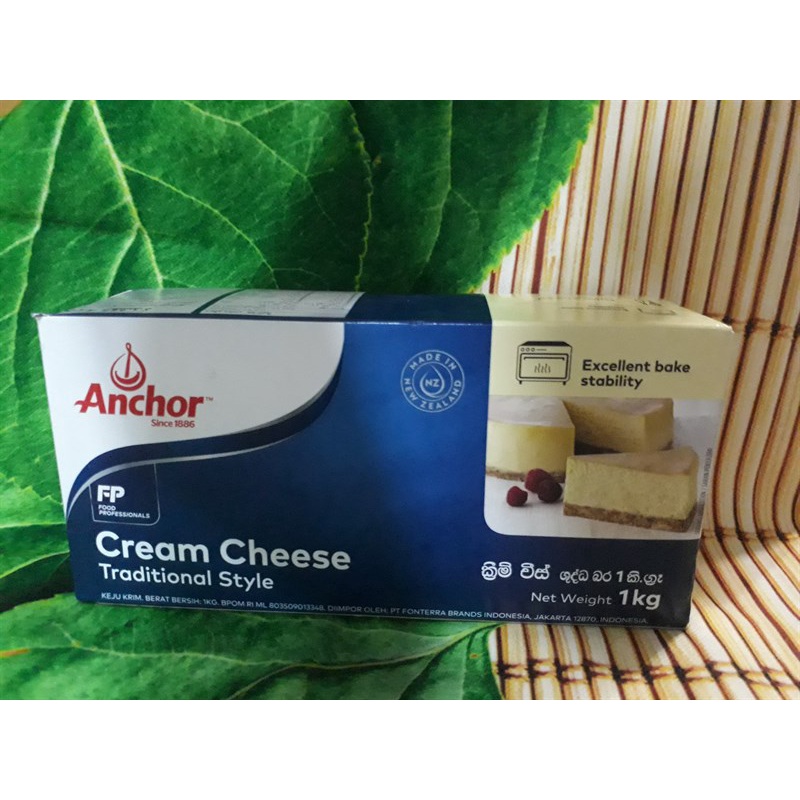 Phô mai kem ⚡ LOẠI NGON ⚡ phô mai Creamcheese Anchor sử dụng làm bánh, sốt, nấu ăn