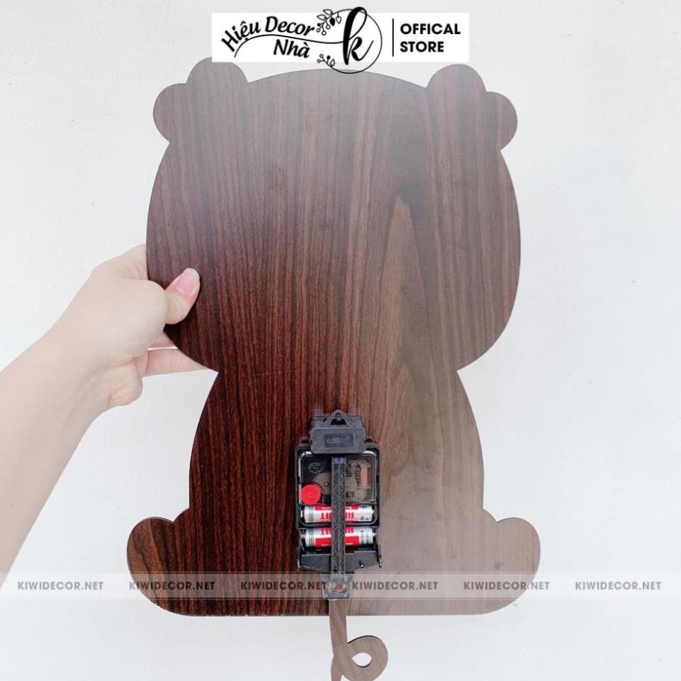 Đồng Hồ Treo Tường Decor Dễ Thương Heo Con, Trang Trí HomeStay, Làm Quà Sinh Nhật - Hiệu Nhà K