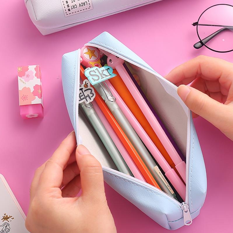 Bóp đựng bút chống nước họa tiết hoạt hình dễ thương cho học sinh