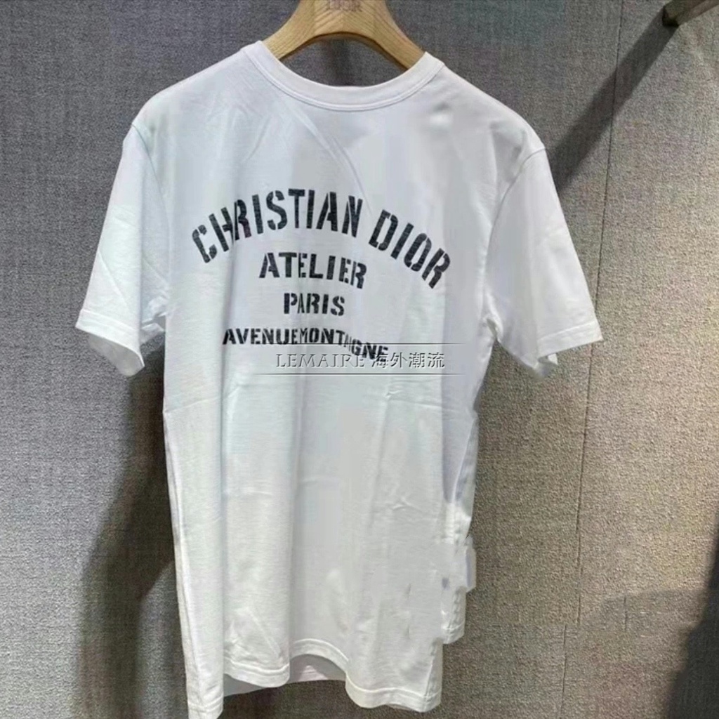 Áo Thun Tay Ngắn In Logo Dior Thời Trang Cho Nam Và Nữ