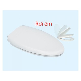 nắp bồn cầu rơi êm kích thước trên hình ảnh