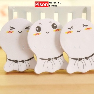 Giấy ghi chú Búp bê cầu mưa Pison, giấy note 30 tờ 4*3cm – SP0264 – 1 tệp