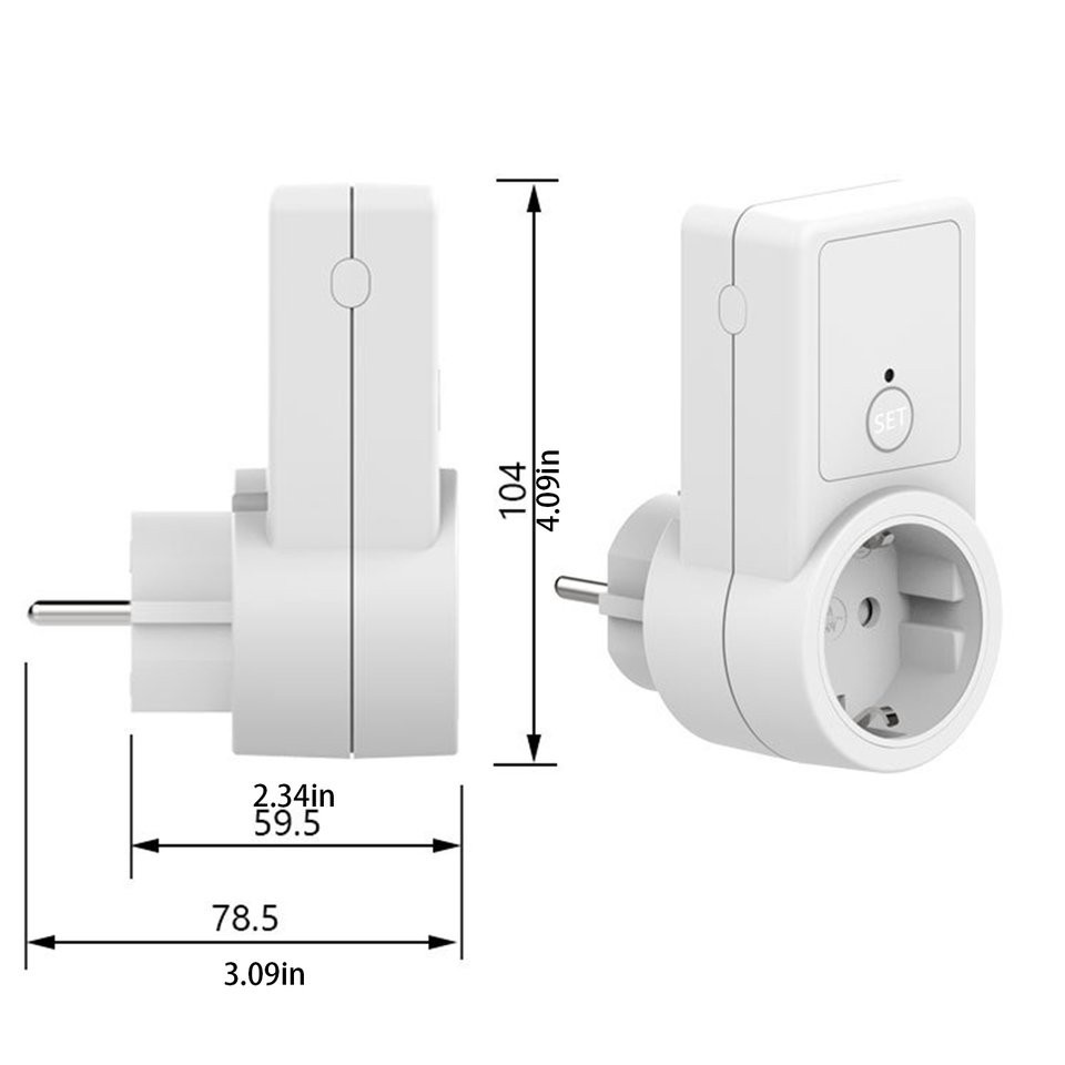 Ổ Cắm Điện Thông Minh Không Dây Điều Khiển Từ Xa Rf 433mhz