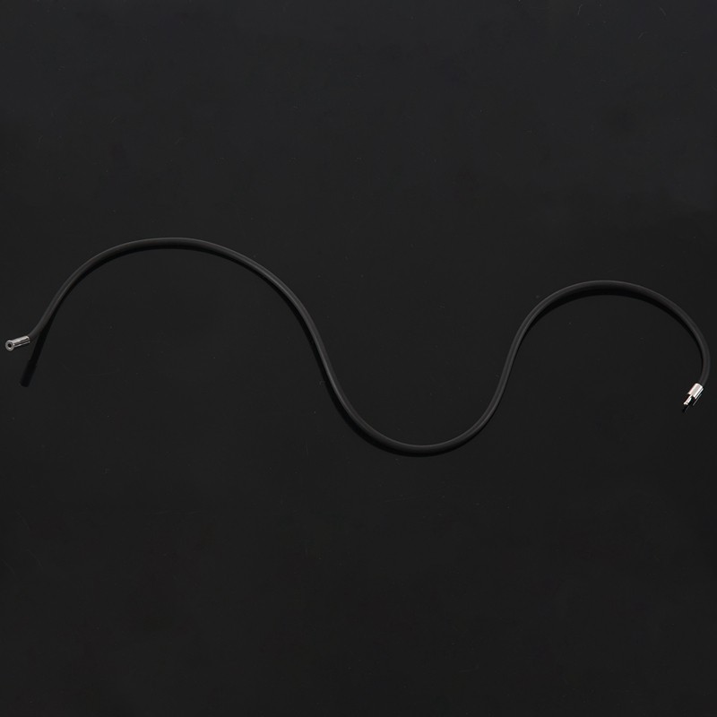 Vòng cổ cao su màu đen 3m có chốt inox 16 inch