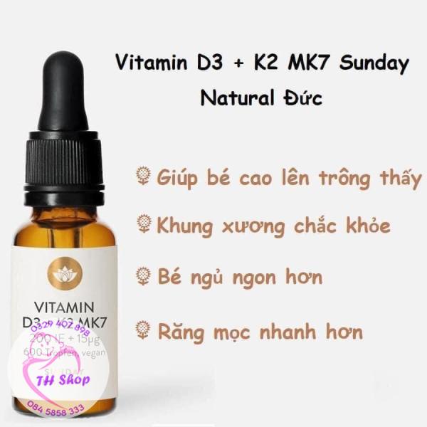 Vitamin D3 K2 MK7 Hỗ Trợ Bé Tăng Khả Năng Hấp Thu Canxi Phát Triển Chiều Cao Cho Bé Từ Sơ Sinh