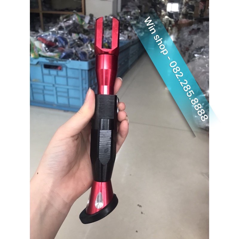 Chân chống nhôm nguyên khối CNC, phù hợp nhiều loại xe