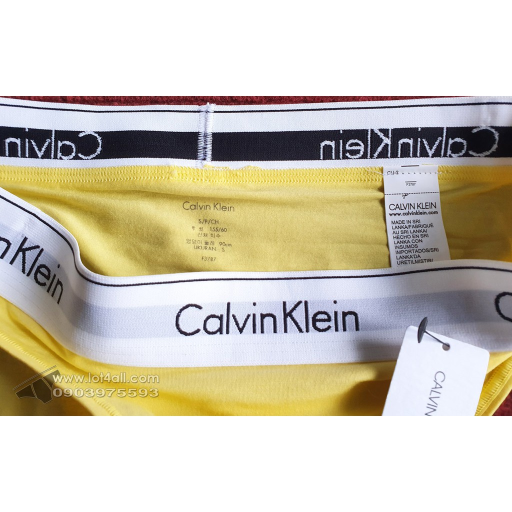 [CHÍNH HÃNG] Quần lót nữ Calvin Klein F3787 Modern Cotton Modal Bikini Solaris