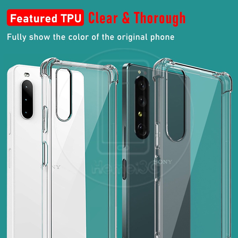 Ốp Điện Thoại TPU Trong Suốt Có Túi Khí Chống Sốc Cho Sony Xperia 1 10 Xperia1 Xperia10 IV
