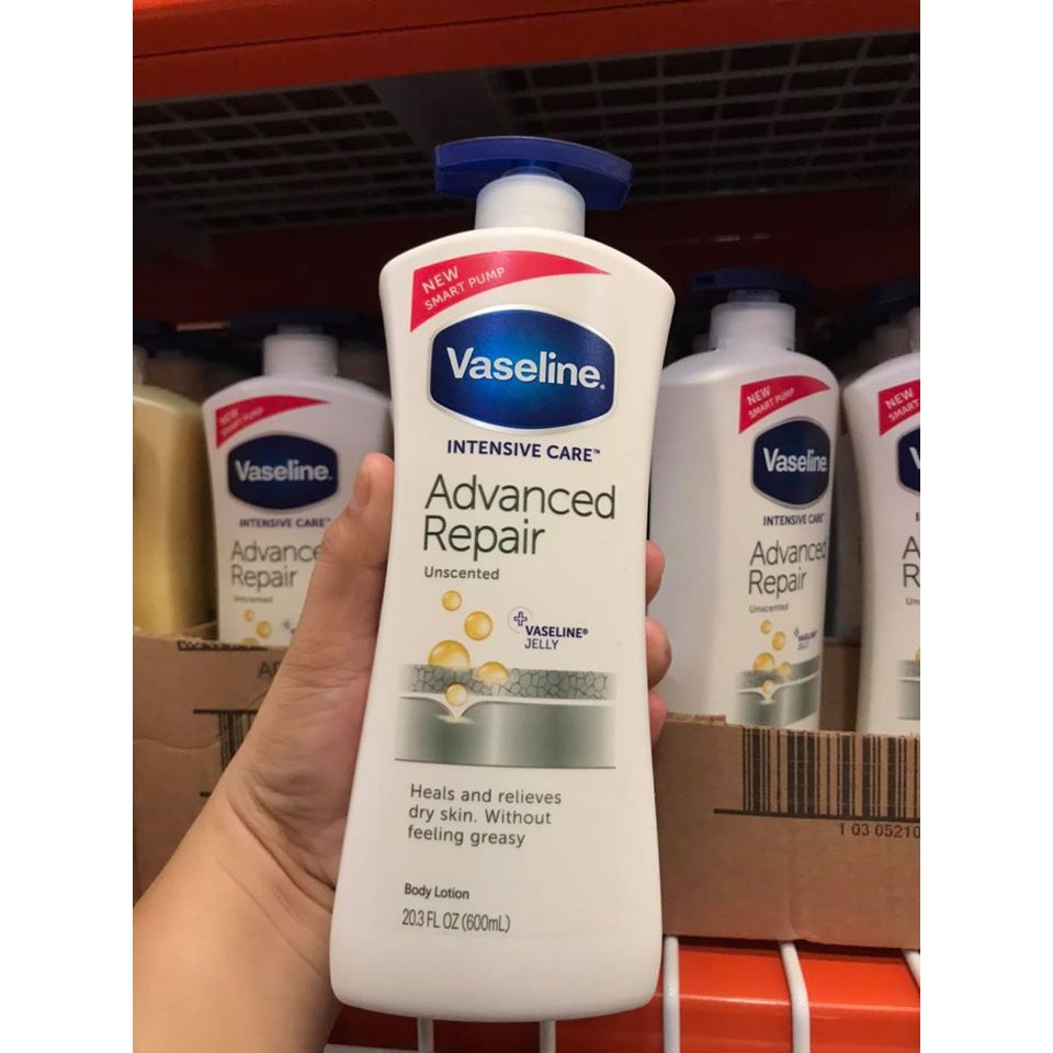 SỮA DƯỠNG THỂ VASELINE INTENSIVE CARE ADVANCED REPAIR BODY LOTION 600ML CHÍNH HÃNG - 6272