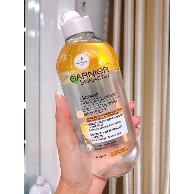 Nước tẩy trang Garnier vàng 400ml chuẩn chính hãng bản Pháp | BigBuy360 - bigbuy360.vn