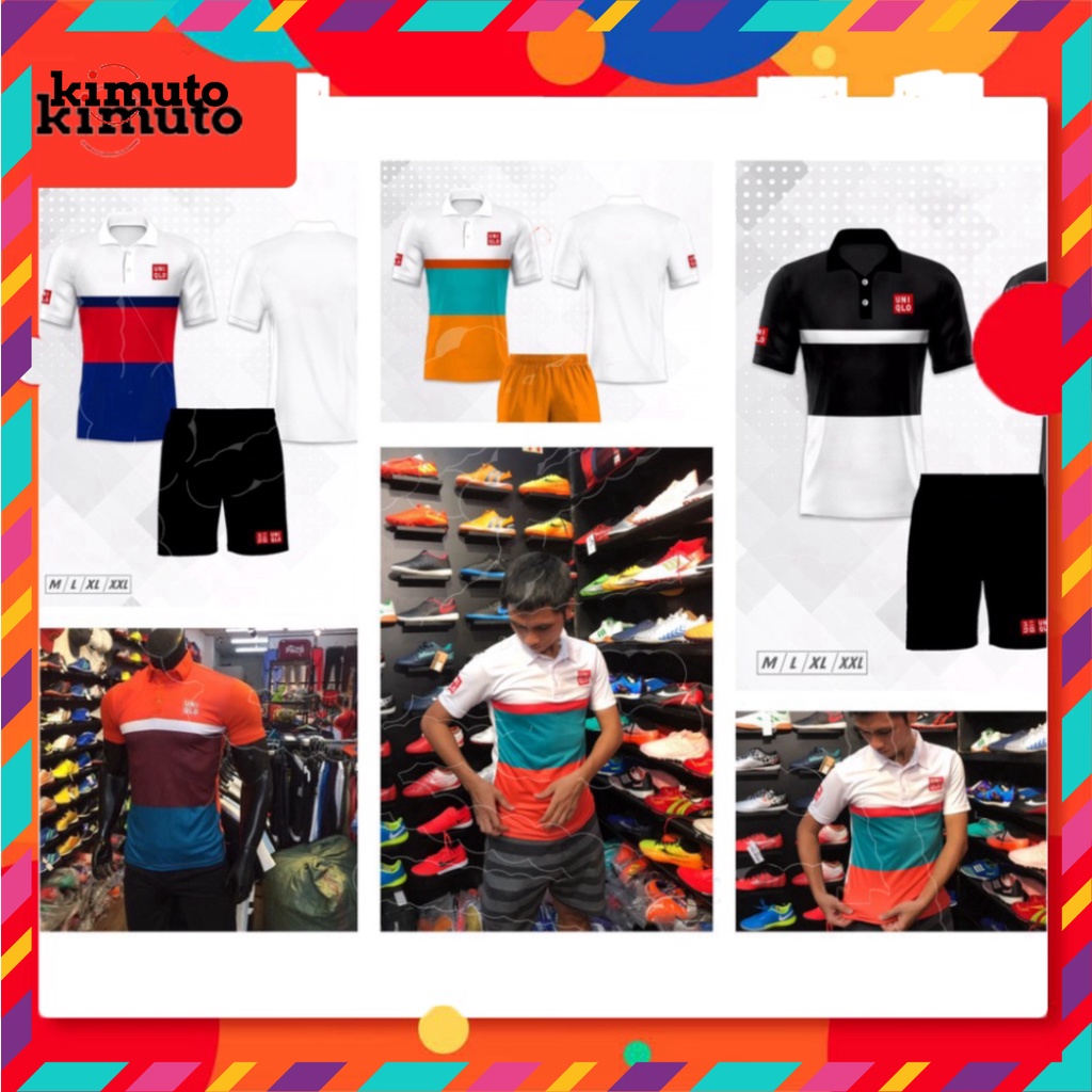 Áo bóng đá chính hãng Masu ️⚽ Full Bộ Quần Áo Thể Thao Masu Uniqlo - MOON STONE