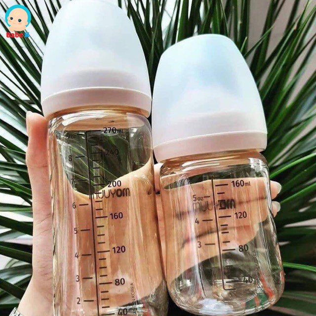 Bình sữa Moyuum 170ml 270ml chính hãng, bình sữa nội địa Hàn Quốc cho bé Shop Babe K