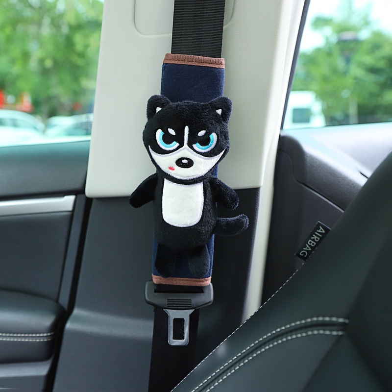 Vỏ Bọc Dây Đai An Toàn Xe Hơi Họa Tiết Hoạt Hình Dễ Thương Tùy Chỉnh Tiện Dụng Cho Bé