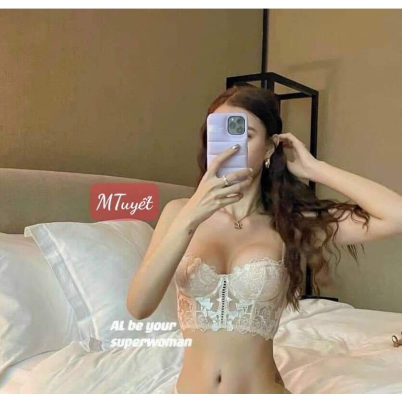 Áo cúp ren hàng QC