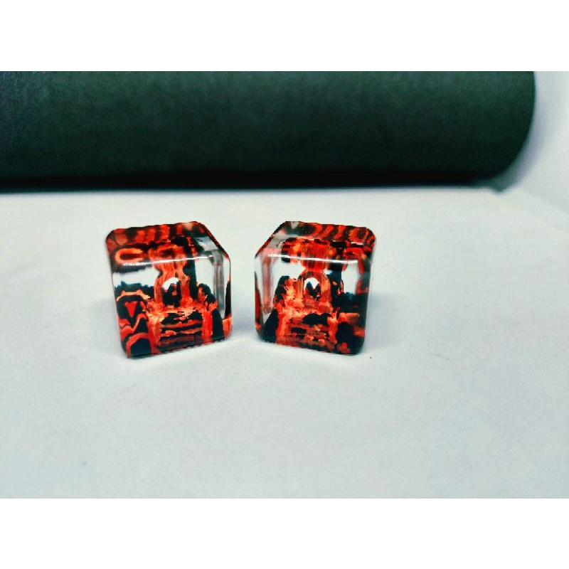 Keycap resin artisan Gate hell cube trang trí bàn phím cơ gaming