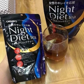 [Hàng Nhật nội địa] Trà  Night Diet Tea Orihiro Nhật Bản