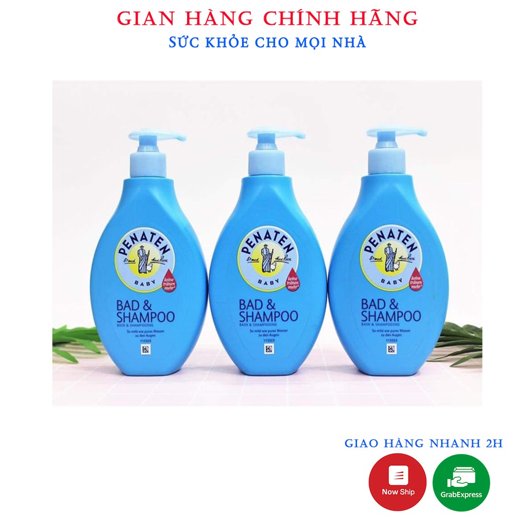 Sữa tắm gội chống cảm cúm Penaten Đức cho bé 2in1