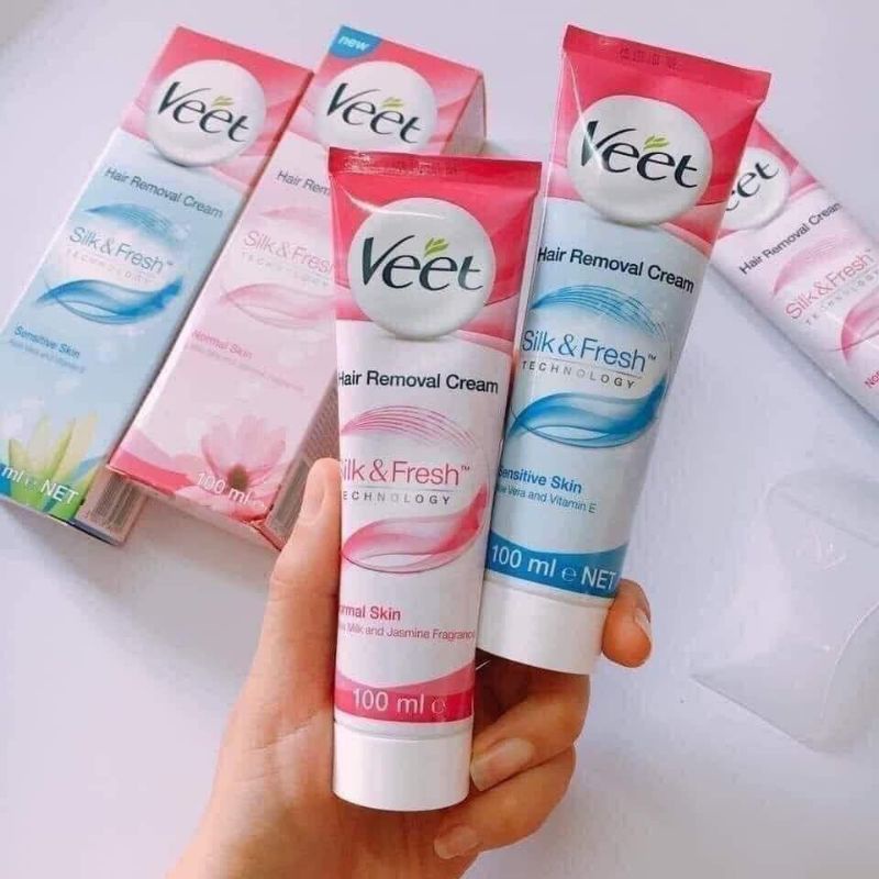 Kem tẩy lông veet 100ml - Tẩy lông tay, tẩy lông chân, tẩy lông nách hiệu quả