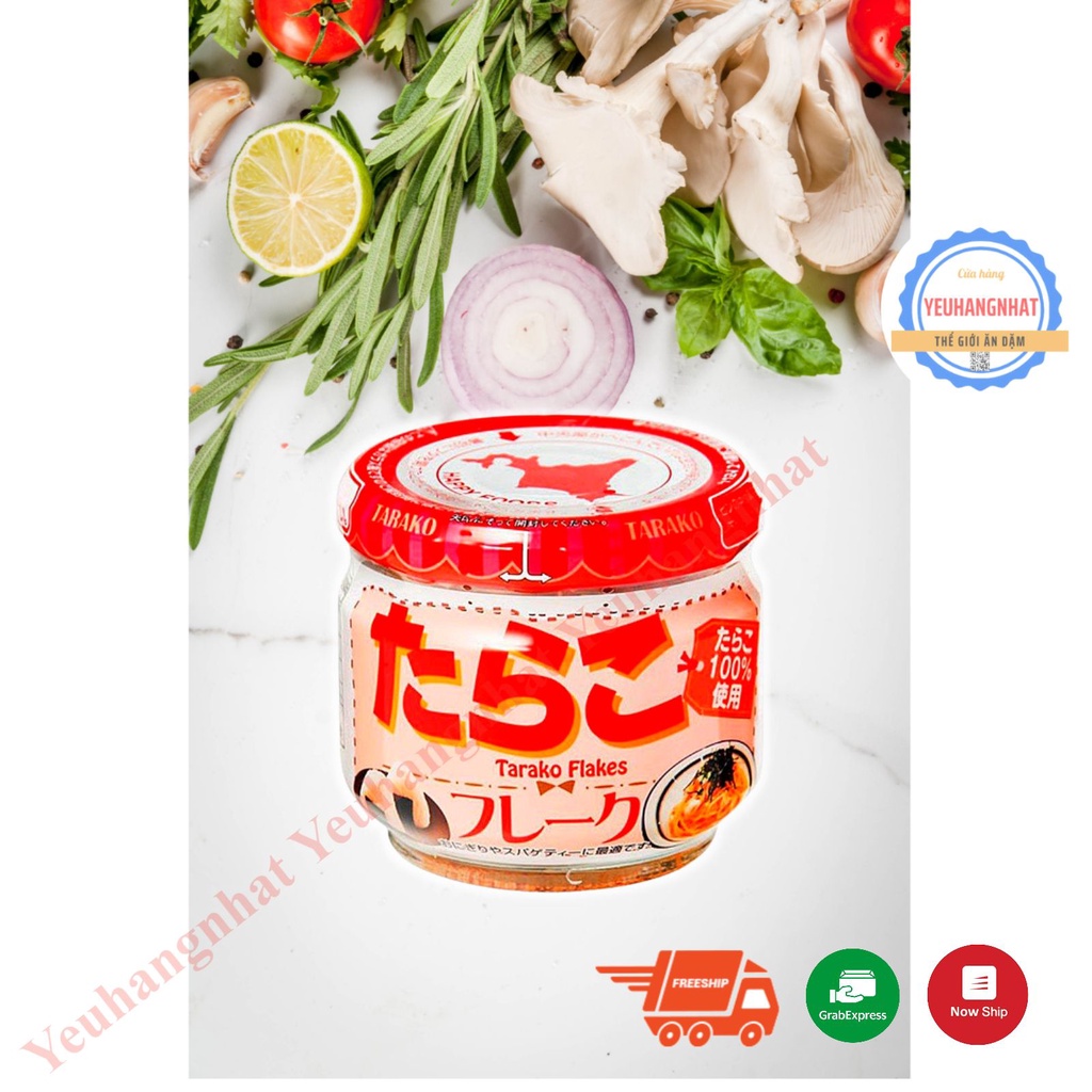 [NHẬT BẢN] Trứng cá tuyết Tarako, Happy Foods Nhật Bản 50Gram