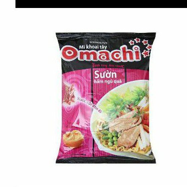 Mì Omachi sườn hầm ngũ quả gói 80g