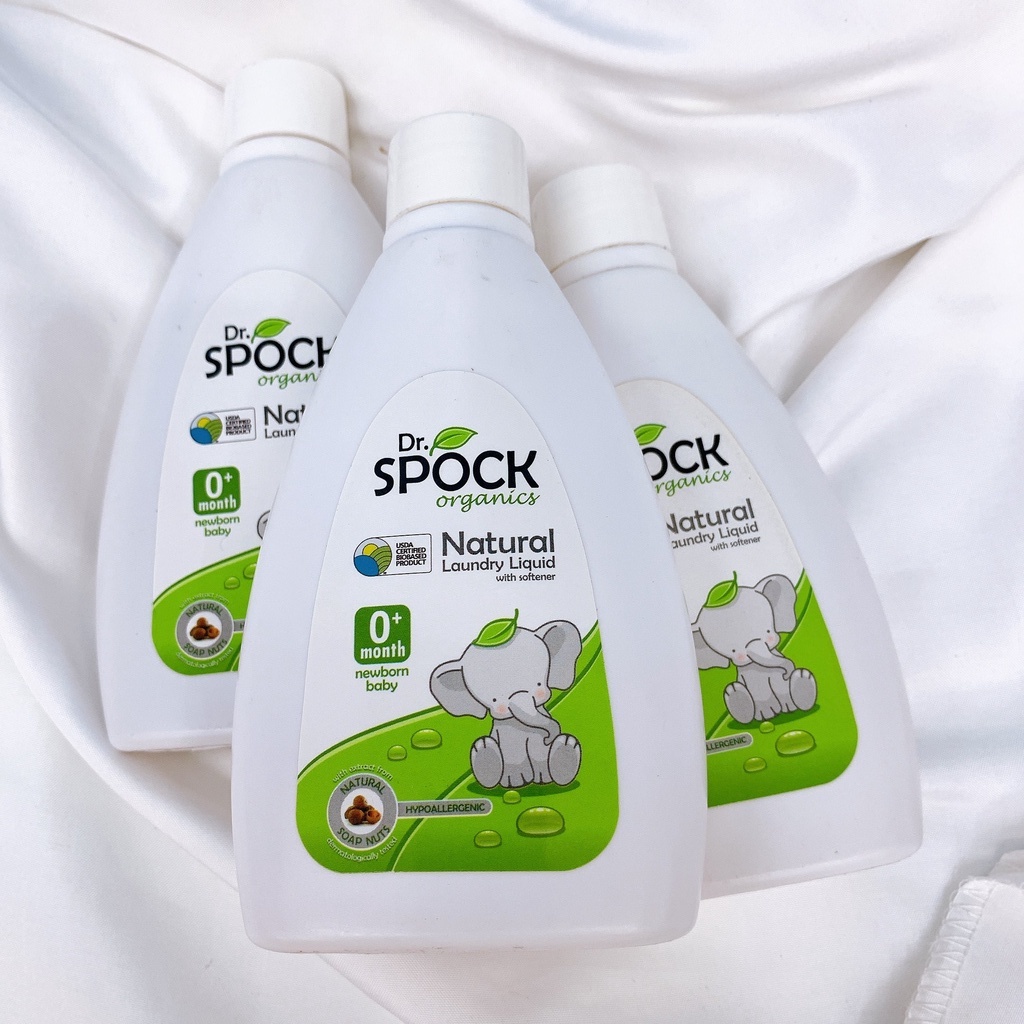 Nước giặt xả Dr. Spock Organics cho bé từ 0 tháng 150ml