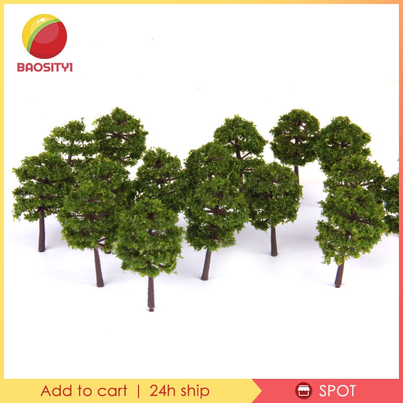 Set 80 mô hình cây cảnh trang trí tỉ lệ 1:250