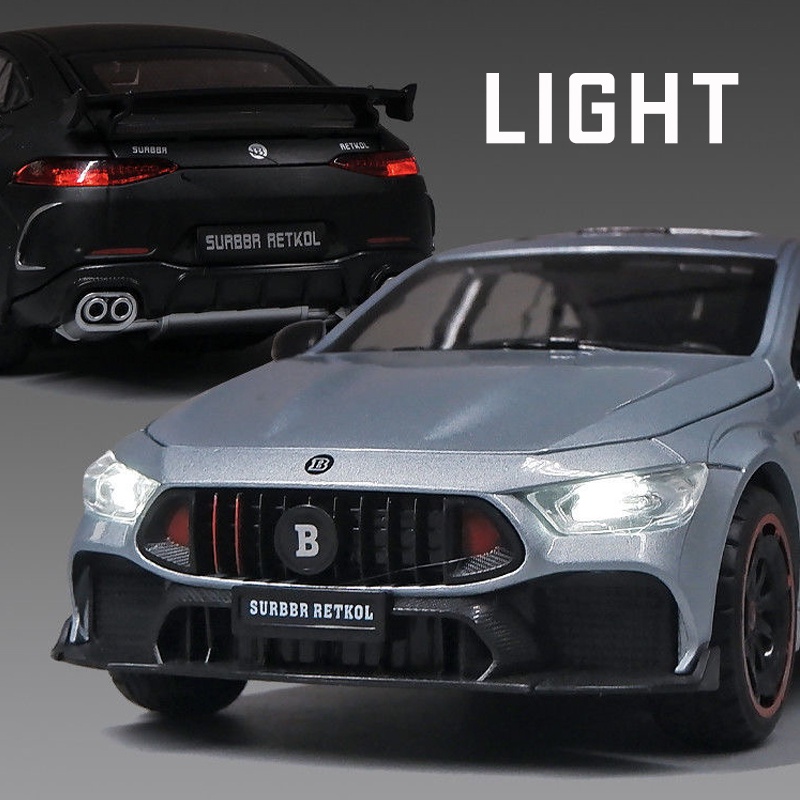 Mô Hình Xe Hơi Brabus 900 Bằng Hợp Kim Tỉ Lệ 1: 24 Có Đèn Và Nhạc Độc Đáo Sống Động