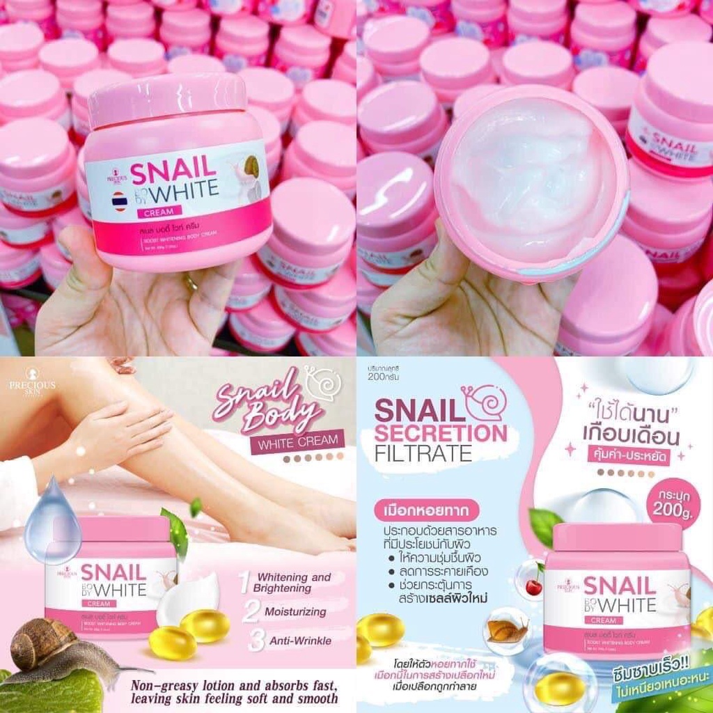 Kem body ốc sên snail white