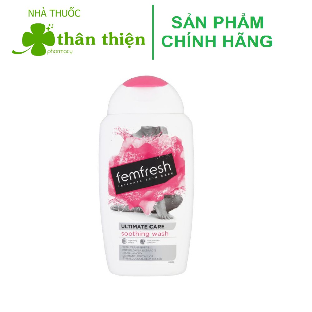 {UK} Dung dịch vệ sinh phụ nữ Femfresh Soothing Wash - Kháng khuẩn và làm thơm vùng kín 250ml